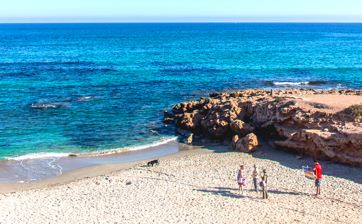 Playa Flamenca dog beach, Orihuela Costa, Costa Blanca