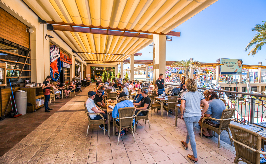 La Zenia Boulevard shopping centre, mall in Orihuela Costa