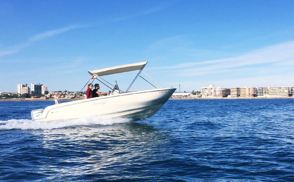 Boat rental and hire in Orihuela Costa and Torrevieja