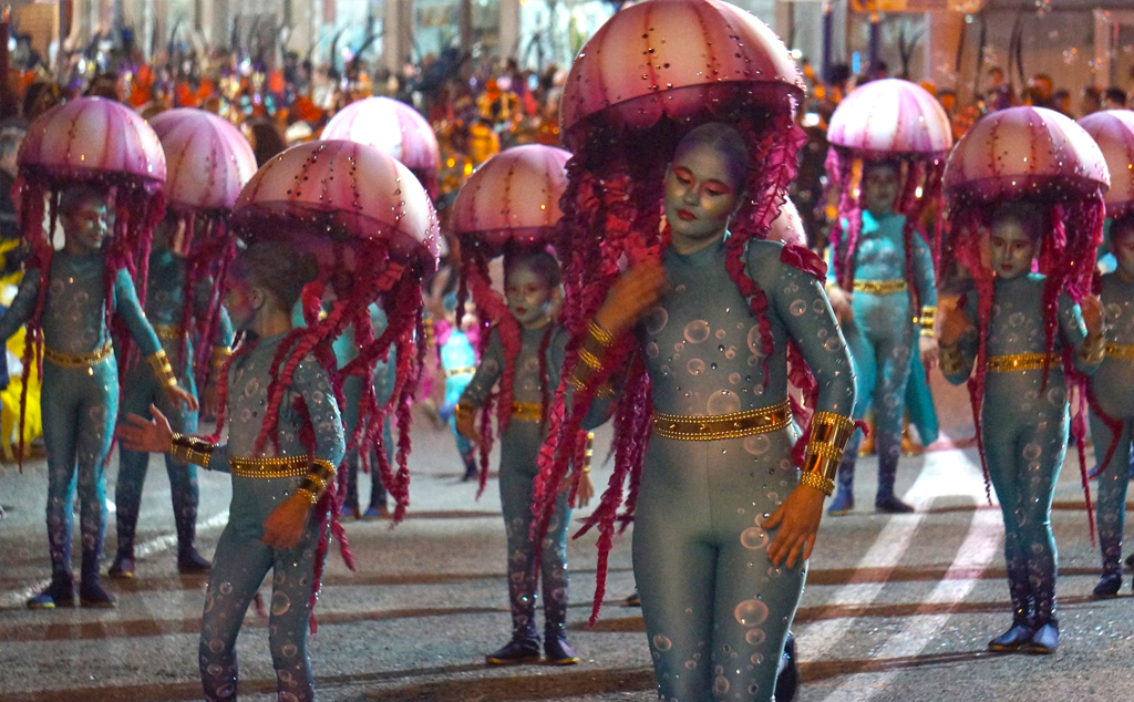 Torrevieja Carnival 2023 and grand parade, Costa Blanca, Spain