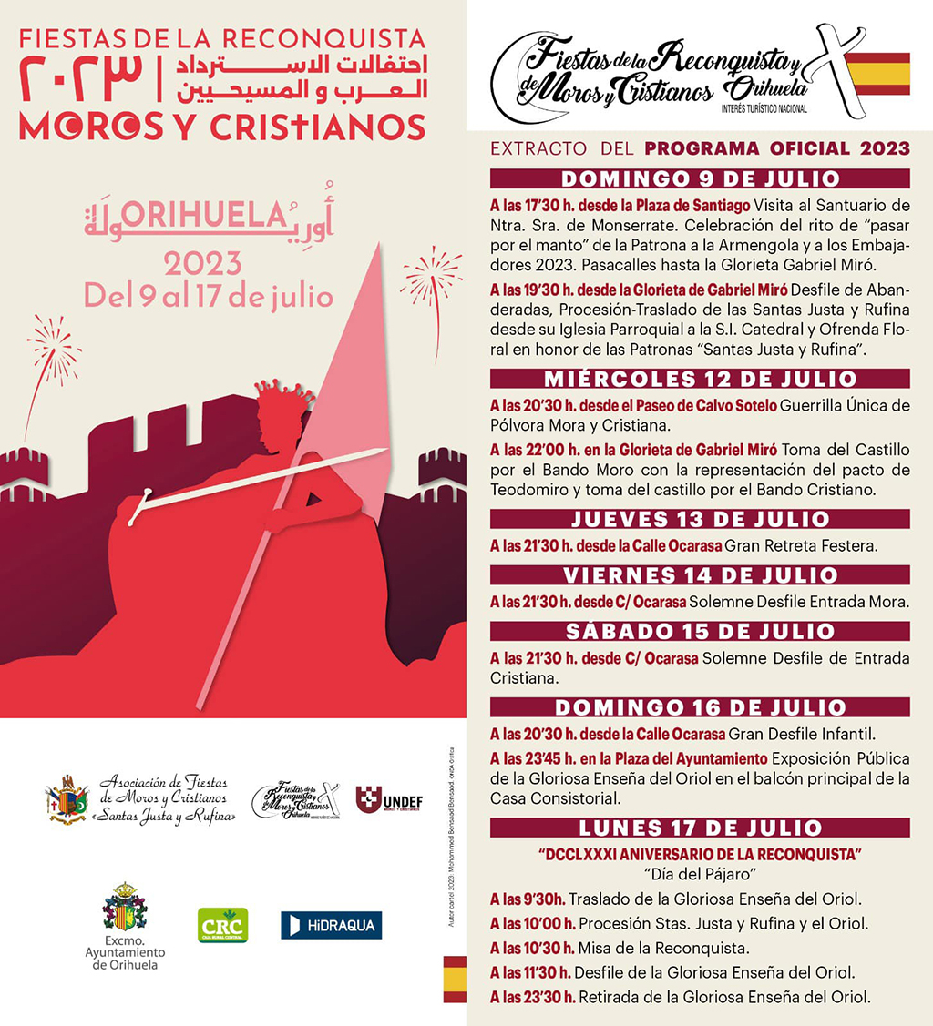 Moors and Christians festival in Orihuela, Costa Blanca