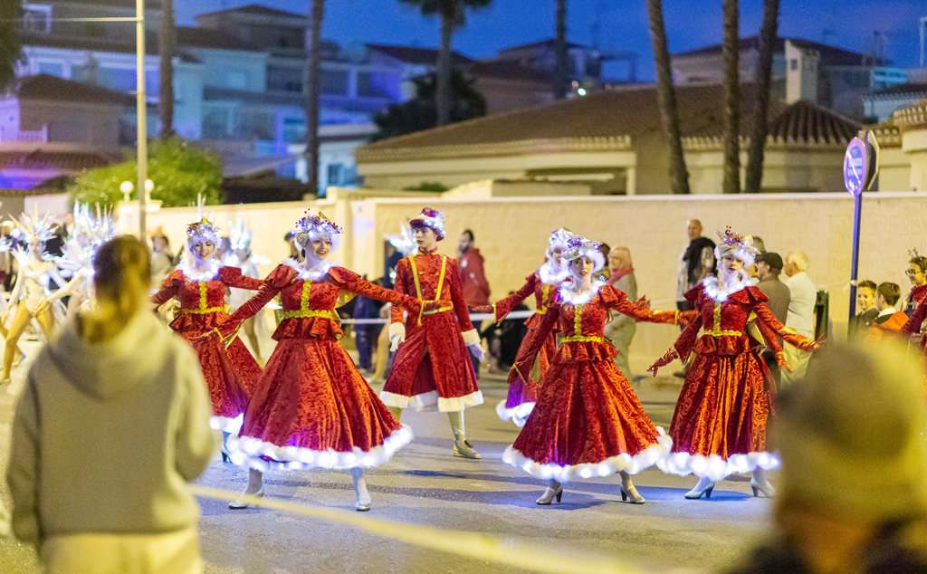 The Three Kings Parade in Orihuela Costa, Spain
