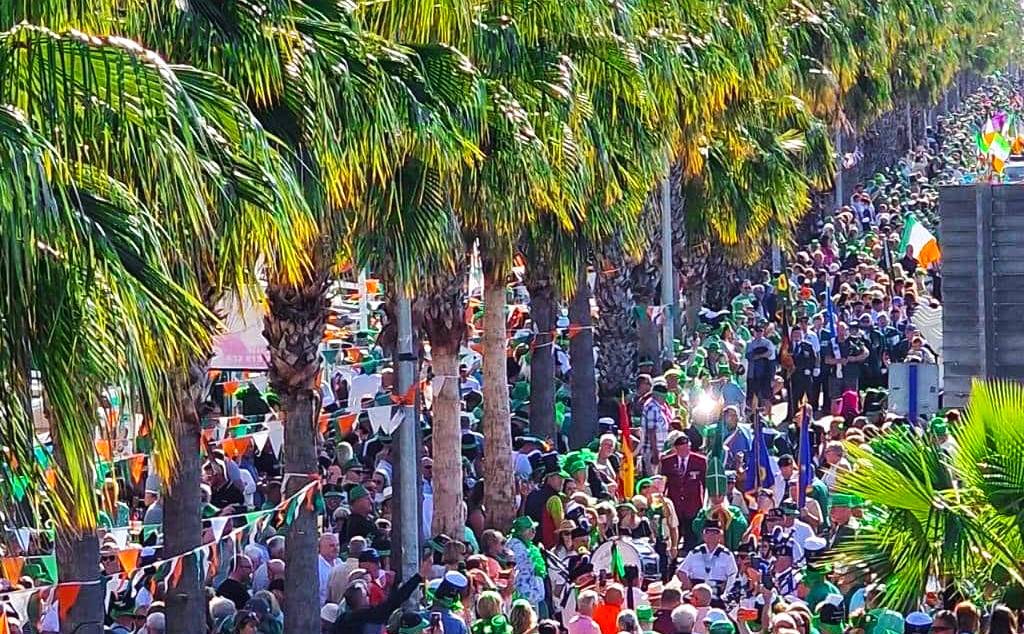 Cabo Roig St Patrick's Day Parade in Orihuela Costa
